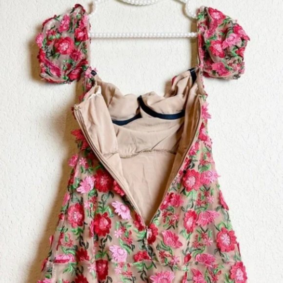 For Love and Lemons Amelia Strapless Mini Dress Size Extra Small XS - Picture 6 of 6